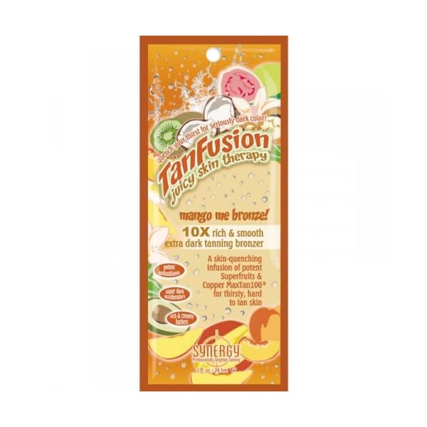 Synergy-TanFusion-Mango-Me-Bronze-Rich-and-Smooth-Dark-Tanning-Bronzer-Sachet-295-ml Synergy TanFusion Mango Me Bronze Rich and Smooth Dark Tanning Bronzer Sachet 29.5 ml
