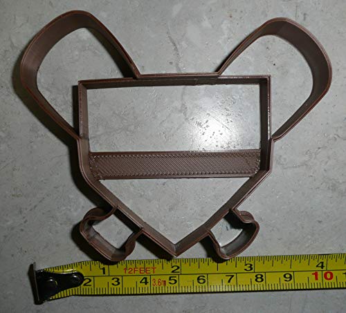 HOME PLATE BASEBALL FIELD BAT DIAMOND SANDLOT BASE BALL PARK MLB SPECIAL OCCASION COOKIE CUTTER BAKING TOOL 3D PRINTED MADE IN USA PR2540 - Thumbnail 6