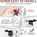 DB DAILY BEST - Cabinet Locks for Babies - Child Safety Latches 10 Pack - Invisible Adhesive Baby Proofing Drawer Locks - Works with Most Cabinets and Drawers - No Drilling Installation - (Black)