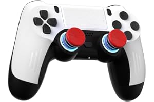 Wireless Controller Compatible for PS-5/Pro/Slim/PC, Gradient Color RGB Mode/haptic feedback/1000 mAH Battery/Motion Sensing/