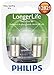 Philips R5WLLB2 LongerLife Miniature Bulb, 2 Pack