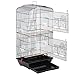go2buy Large Birdcage Parrot Cockatiel Canary Cage,18x14x36 Inches (Black)thumb 1