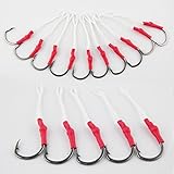 50 Pack 6/0 Sharp Assist Hooks