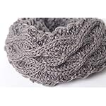 AMSTAR Womens Soft Warm Thick Ribbed Knit Winter Infinity Circle Loop Scarf AMSTAR Womens Soft Warm Thick Ribbed Knit Winter Infinity Circle Loop Scarf