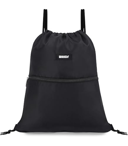 Buy Sport Bag Backpack Drawstring For  Men&Women Gym Backpack With Water Bottle Mesh Pockets At