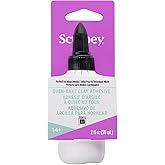 Sculpey Oven Bake Clay Adhesive, Non Toxic, 2 fl oz. bottle with precise flow twist cap. Great for gluing polymer clay to its