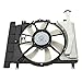 Brock Replacement Radiator Cooling Fan Assembly Compatible with 07-14 Yaris Japan 16711-21110 16363-0D110