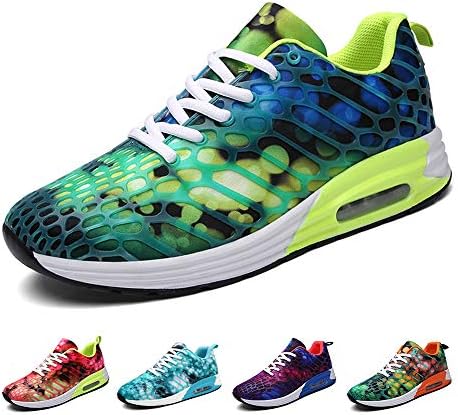 Wonvatu Women's Slip On Walking Shoes Breathe Mesh Fashion Sneakers Air Cushion Wedge Platform Sneakers