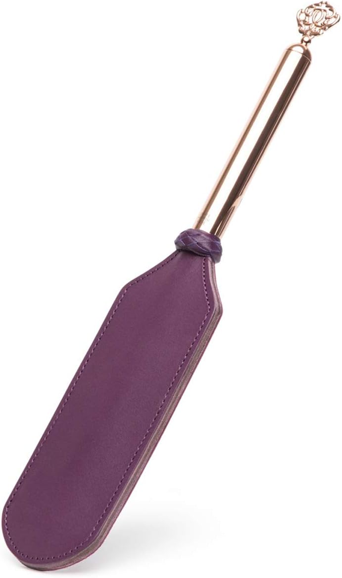 Fifty Shades Freed Cherished Collection Leather and Suede Paddle, Purple