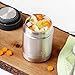 LunchBots Thermal 12 oz Triple Insulated Food Container - Hot 6 Hours or Cold 12 Hours - Leak Proof Thermos Soup Jar - All Stainless Interior - Black