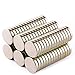 100 Pieces Deryun 10X2mm Round Cylinder Magnets Deep DIY Personalized Multi-Use for Fridge Door Whiteboard Magnetic Map Magnetic Screen Door Bulletin Boards Refrigerators