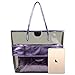 Summer Large Semi Clear Handbags Beach Bags Work Clear Bags for Women