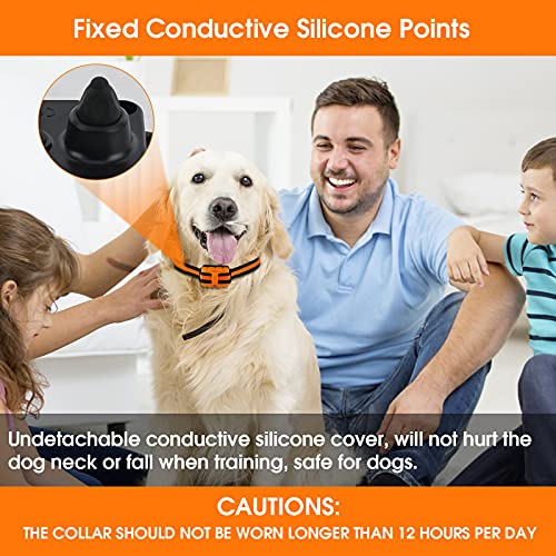 TWODEER Dog Training Collar, IPX7 Waterproof Shock Collars for Dog with