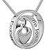 No longer by my side,forever in my heart carved locket cremation Urn necklace for mom & dad (Grandma)