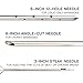 Flyspin Heavy Duty Meat Marinade Injector,304 Stainless Steel,2 Oz,3 Needles,Seasoning Injector for Smoking Meat,BBQ