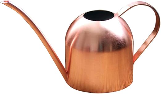 Yardwe 1pcs Copper Watering Can Small Water Can For Indoor Outdoor House Plants 1000ml Amazon Co Uk Garden Outdoors