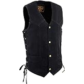 MILWAUKEE PERFORMANCE Men's Side Lace Basic Denim Vest