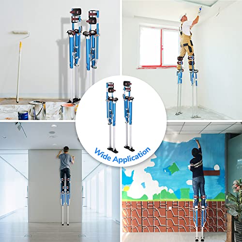 Drywall Stilts 50" 64" Adjustable Aluminum Tool Stilt with