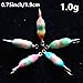 Krazywolf 25 Pieces Glow in Dark Ice Fishing Jig Kit