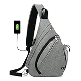 Crossbody Shoulder Sling Backpack - Lightweight Packable Bag Chest Bag Rucksack