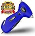 Mogix Digital Tire Pressure Gauge Safety 5in1 Survival Tool - Auto Rescue Window Breaker, Seat Belt Cutter, Flashlight and Tire Tread Meter (Blue)