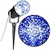 Gemmy Light Show LED Blue Projection Kaleidoscope for Outdoor Christmas Lawn Decoration