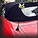 Idiytip Cute Honeybee Bee Queen Car Antenna Toppers Smiley Honey Bumble Aerial Balls Antenna Topper Auto Exterior Vehicle Roof Decor(#1)