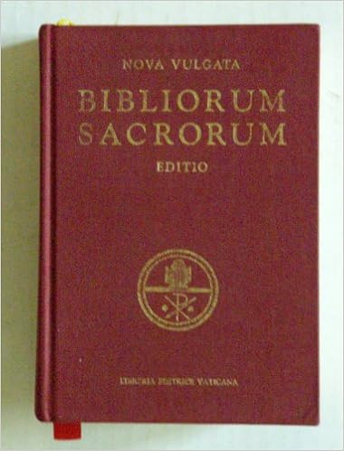 Nova Vulgata Bibliorum Sacrorum Editio Sacros Oecum Concilii Vaticani Ii Ratione Habita Iussu Pauli Pp Vi Recognita Auctoritate Ioannis Pauli Pp Ii Promulgata Libreria Editrice Vaticana Author Amazon Com Books