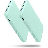 VANYUST S22 Portable Charger, Mini Colorful Power Bank, 5000mAh External Battery Pack Compatible with iPhone 15/14/13/12/11/X