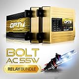 Bolt AC 55w Hi-Power HID Kit - All Bulb Sizes and Colors - Relay Capacitor Bundle - 2 Yr Warranty [9006 - 6000K Lightning Blue]