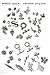 Linpeng Assorted Beads for Jewelry Making, Black and White Beads with Storage Box, Beading Supply for Bracelet Making and DIY Crafts
