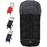 CozyMe Stroller Footmuff, Insulated Stroller Blanket Evelution, Water Repellent Winter Bunting Bag for Strollers, Central Open, Height Adjustable, M6-4T