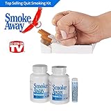 Smoke Away - Stop & Quit Smoking 7 Day Kit 30 Day Recovery Supply Electronic Cigar Alternative Natural Quick Anti Smoking Healthy Medicine