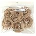 6pcs Hessian Burlap Small Flowers Rustic Wedding Craft Making Decor 4.5CM