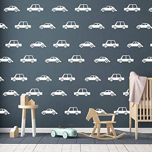 Transportation Taxi Wall Decal,Vehicles Car Decal, Taxi Car City Vehicles Wall Sticker Vinyl Decal Art,Kids Room Bedroom