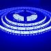 FAVOLCANO Blue LED Strip Light Waterproof IP65 12V DC High Density SMD 3528 120 LEDs/M 16.4 ft/5M Flexible Tape for Room Bedroom Car Christmas Gaming Boat Home Bar Outdoor Indoor Decoration