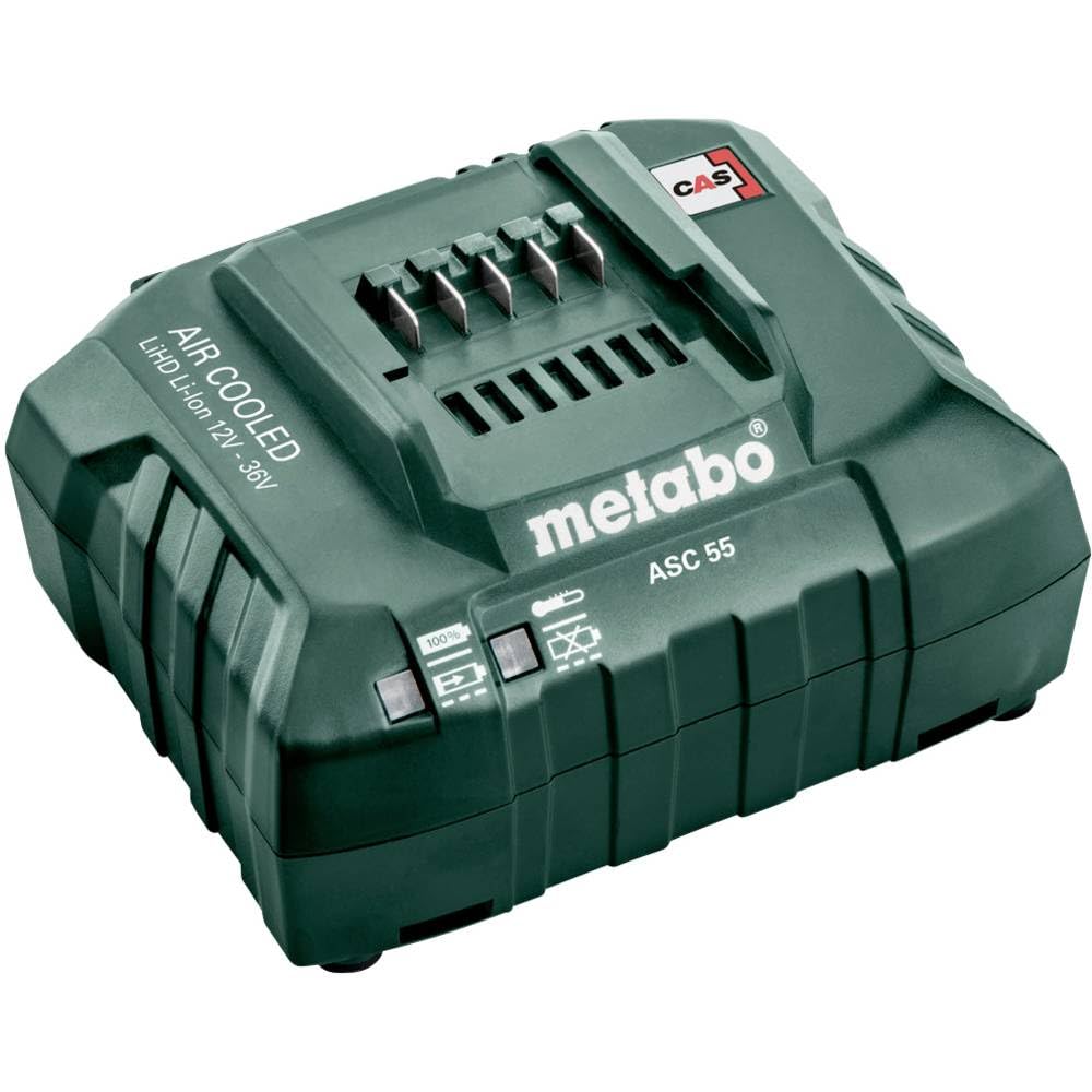 Metabo 627044000 Charger ASC 55, 12-36 V, AIR Cooled, 36 V, Black