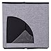 Favorite Soft Portable Opening Cat Play Cube Bed, Grey