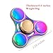 HENATA Fidget Spinner Toy EDC Hand Spinner Durable Stainless Steel Bearing High Speed Up to 6Min Colorful Metal Stress Reducer - Perfect For ADD, ADHD, Anxiety, and Autism Adult Children