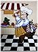 Placemat Set 4 Pcs Fat French Chef Kitchen Place Mats Placemats Bistro Decor
