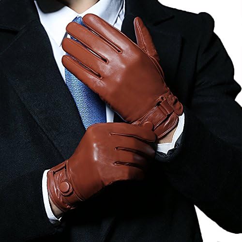 Baeska Men's Genuine Lambskin Leather Nappa Motorcycle Driving Dress Gloves