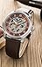 Kenneth Cole New York Men's Japanese Quartz Stainless Steel Case Leather Strap Brown,(Model:KC1745)
