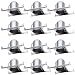 Sunco Lighting 12 Pack 6 Inch New Construction LED Can Air Tight IC Housing, Recessed Lights, LED Downlight, for Retrofit Kit, Electrician Prefered - UL Listed and Title 24 Certified (TP24)