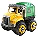 CAT Machine Maker Junior Operator Combo Hauler 4 in1 Easy Take-A-Part Play Build Combo Hauler, Service Truck, Cement Mixer or Recycle Truck