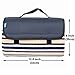 yodo Outdoor Picnic Blanket Water-Resistant for Camping Hiking Festivals,Spring Summer Navy Stripe