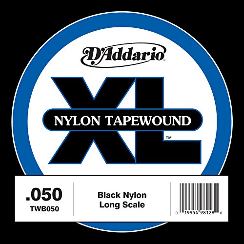 D'Addario TWB050 Nylon Tape Wound Bass Guitar Single String.050