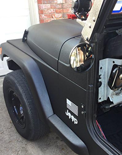 Jeep Wrangler Side Hinge Mirrors YJ TJ CJ 5in.