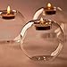 WXLAA Transparent Glass Candlestick Home Decoration Products Romantic Candle Stand Party Wedding Decorations