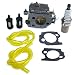 KIPA Carburetor Spark Plug Fuel Filter kit for Stihl 041 041AV 041 Farm Boss Gas Chainsaw # 1110-120-0609 with Mounting Gaskets primary