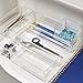 STORi Clear Plastic Desk Drawer Organizers | 6 Piece Set